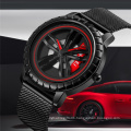 SKMEI 1634 Mens Watches Top Brand Luxury Car Wheel Rotating Dial Creative Watches Waterproof Quartz Man Wrist Watch